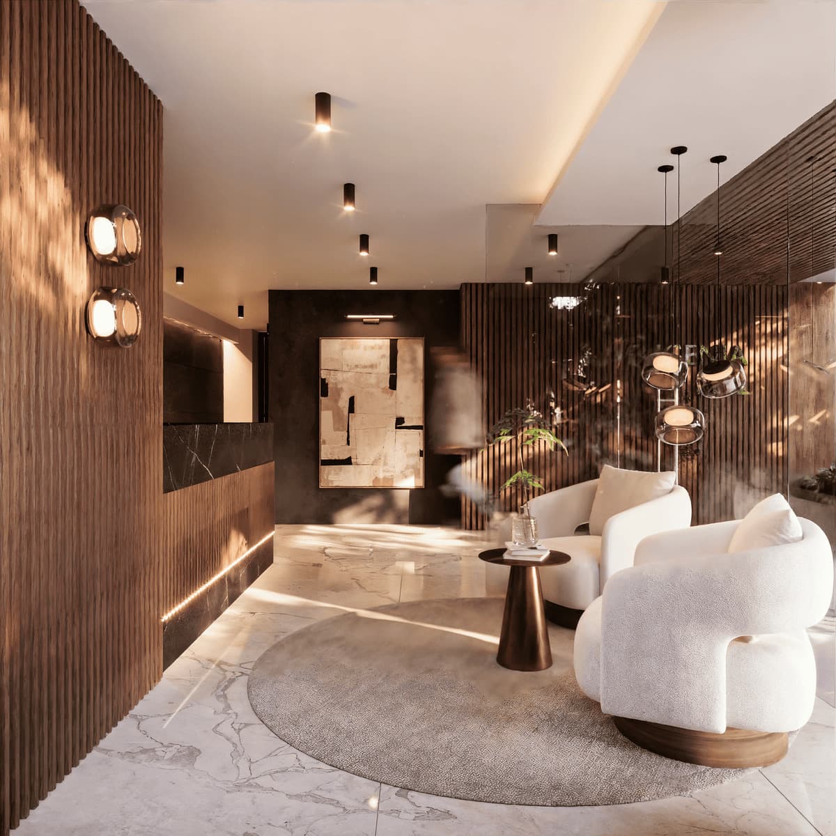 Recámara.--lobby